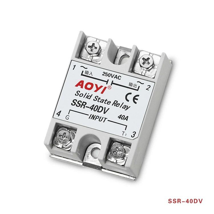 คุณภาพสูงขายร้อน SCR โวลต์ตัวควบคุม ZKG-2000 40A ssr รีเลย์ SSR-40DV ใหม่ในสต็อก