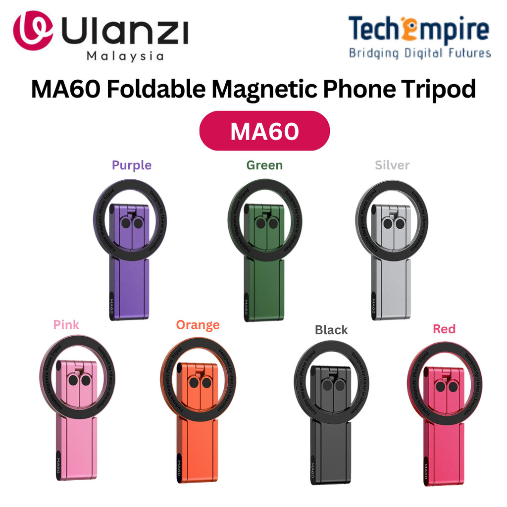Ulanzi MA60 ขาตั้งกล้องโทรศัพท์แม่เหล็กแบบพับได้