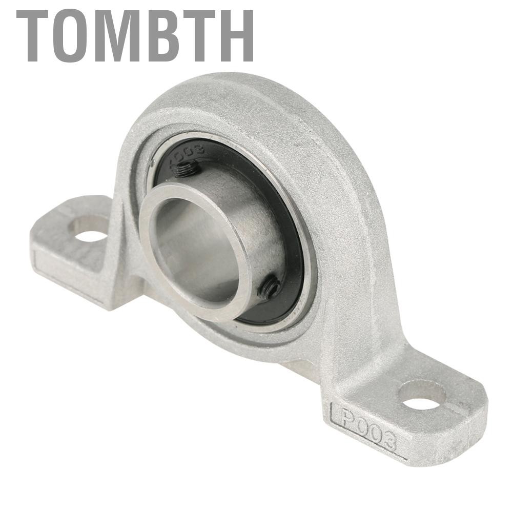 Tombth แบริ่งบล็อกหมอนแบบติดตั้ง 17 มม. KP003 สำหรับเครื่องจักร