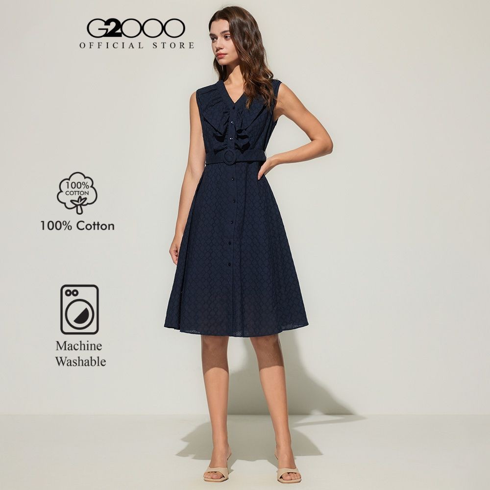 G2000 เดรสสำหรับผู้หญิง Fit & Flare Shape รุ่น 5123318679 NAVY