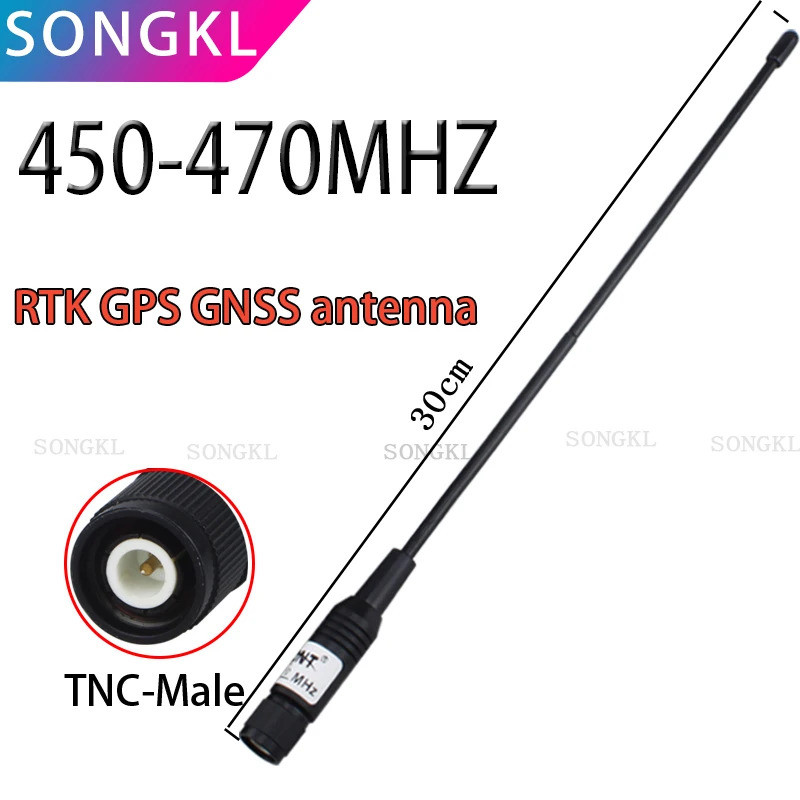 สําหรับ CHCNAV KOLIDA GNSS ตัวรับสัญญาณ RTK GPS ระบบสํารวจเสาอากาศ 450-470MHZ 4dBi TNC-J QT450A ฐานส