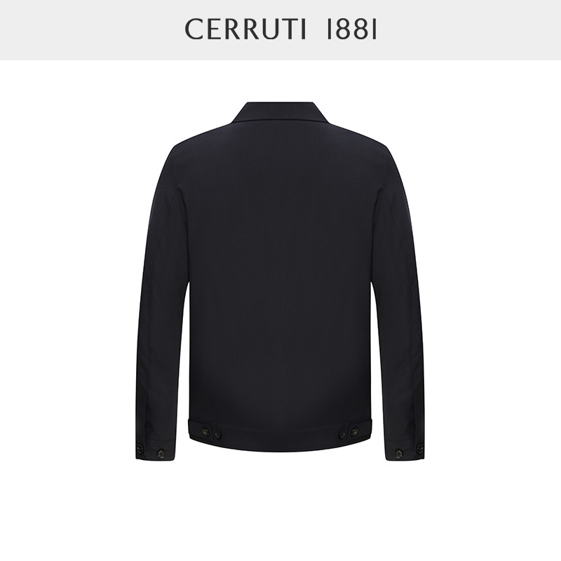 CERRUTI 1881 เสื้อแจ็คเก็ตผู้ชาย ขนสัตว์บริสุทธิ์ สำหรับการทำงานและการใช้งานทุกวัน C4550EI031