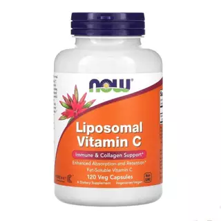 [ใส่ใจสุขภาพ] NOW LIPOSOMAL VITAMIN C 1000 mg ดูแลสุขภาพผิวให้เรียบเนียน/กระจ่างใส/ผิวชุ่มชื้น/ข้อต่อและกระดูก