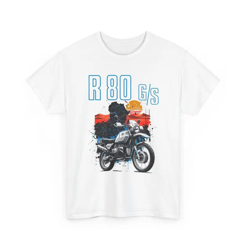 # เสื้อยืดมอเตอร์ไซค์ B Bavarian Power รุ่น R80, R80GS, R80R, R80RT, R80ST, R80-7 ของขวัญวันเกิด ขาย