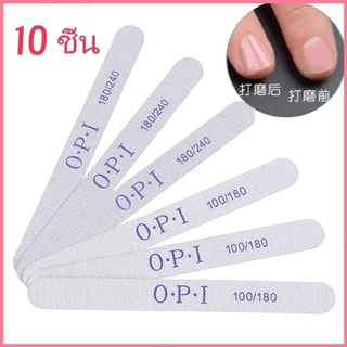 JoyTray ตะไบขัดเล็บไม้ แบบหนา สองด้าน 10 ชิ้น
