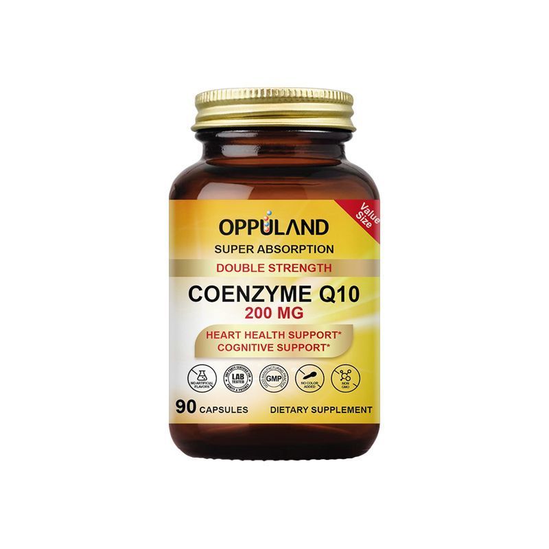 Oppuland นําเข้า Coenzyme q10 แคปซูล American Coenzyme Q10 ผู้สูงอายุวัยกลางคน f200MG เนื้อหาบรรจุภั