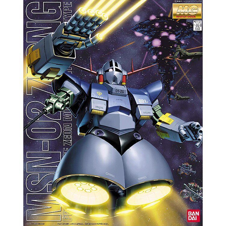 GUNDAM MG 1/100 MSN-02 Zeong Zeong อะนิเมะสินค้าของสะสมประกอบของขวัญ