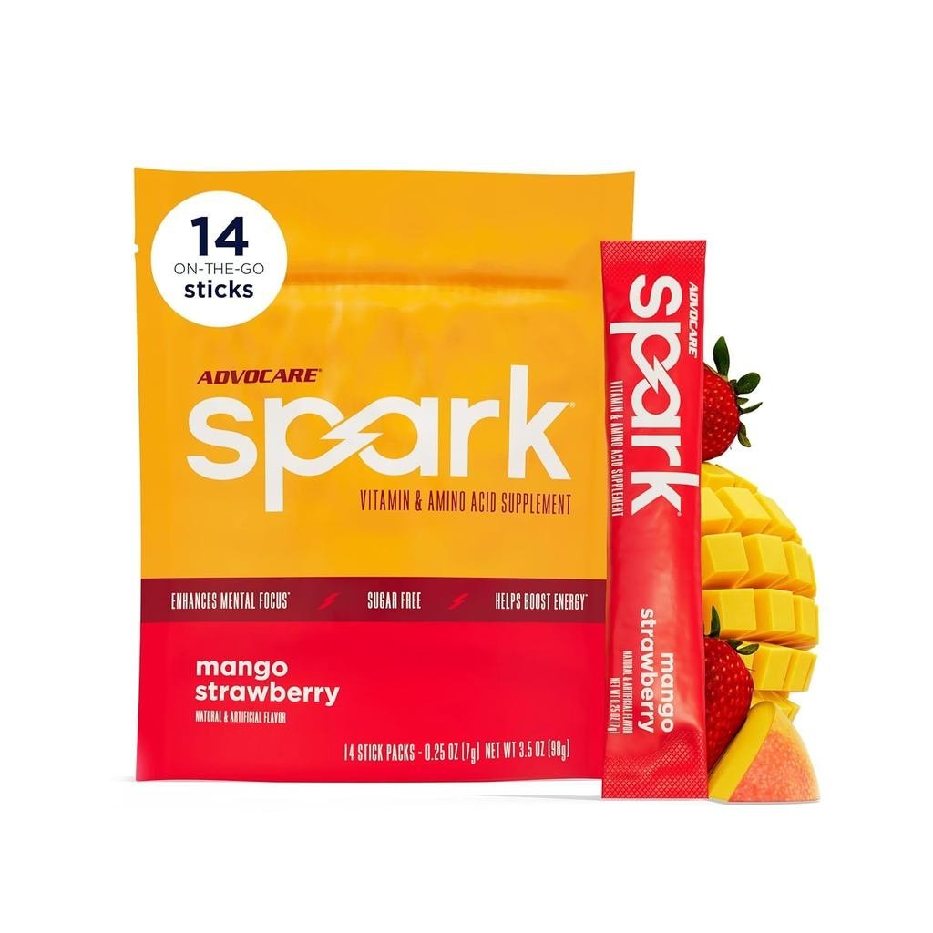 AdvoCare Spark - Energy Drink Mix - วิตามินและอะมิโนแอซิด - พอร์ต Energy & Focus* - พอร์ตภูมิคุ้มกัน