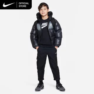Nike Big Kids' (Boys') Sportswear T-Shirt - Black [DV2579-010]