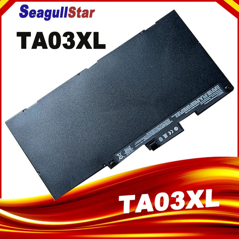 แบตเตอรี่ TA03XL สําหรับ HP EliteBook 755 840 848 850 G4 Series แบตเตอรี่แล็ปท็อป HSTNN-LB7J HSTNN-L