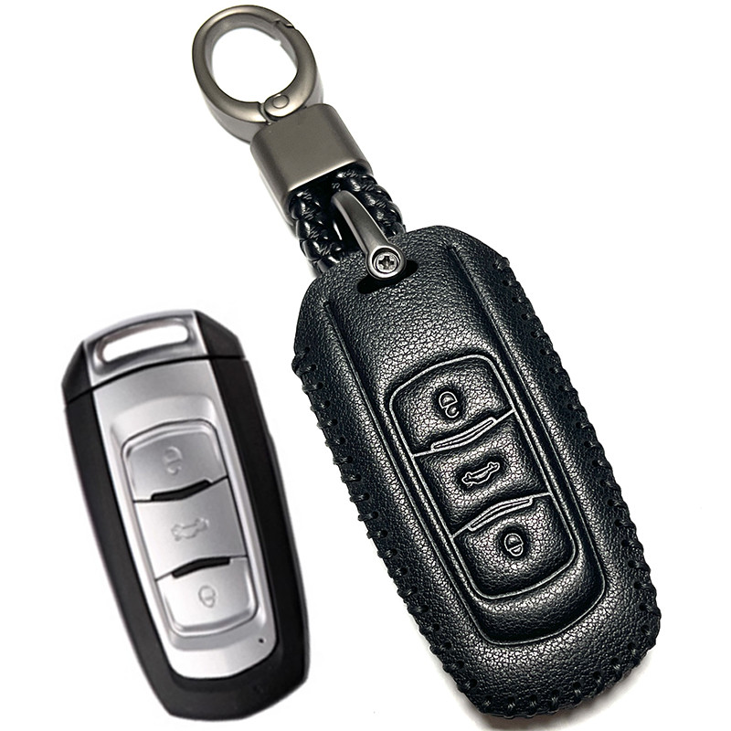 ฝาครอบกุญแจหนังแท้เฉพาะสําหรับ Geely Borui Dihao GS Borui Vision X6 Vision S1 Dihao GL หัวเข็มขัด Vi