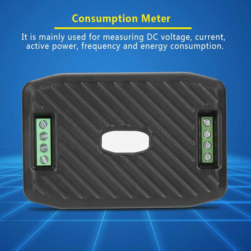 1dingying.ph DC AMP Meter พร้อมเกณฑ์แรงดันไฟฟ้า Watt (PZEM-017)