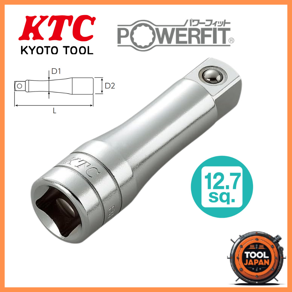 KTC Socket Extension Bar for Half Inch Drive 1/2"sq
