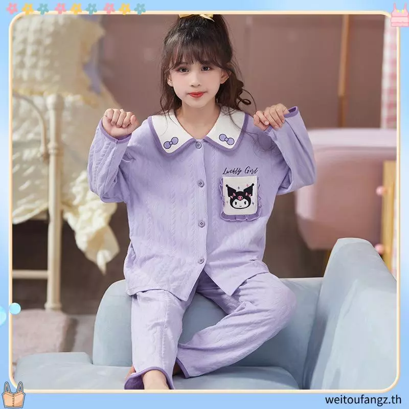 FAIRY_BABYชุดนอนเด็กผู้หญิง 10 ขวบ ชุดนอน sanrio ชุดนอนเด็กโต ชุดนอน hello kitty ชุดนอนผ้าคอตตอน 100% ชุดนอนpochacco ชุดนอนเด็กผ้าคอตตอนนิ่ม ชุดนอนมายเม ชุดนอนแม่ลูก ชุดนอนเด็กแขนยาว ชุดนอนหมีพูห์ ชุดนอน disney ชุดนอนเด็กเล็ก ชุดนอน Lotso ชุดนอน kuromi thumbnail 3