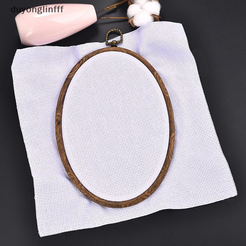 (duyonglinfff) เครื่องมือเย็บผ้ารอบสีไม้เย็บปักถักร้อย Hoops ชุดกรอบเย็บปักถักร้อยพลาสติกใหม่
