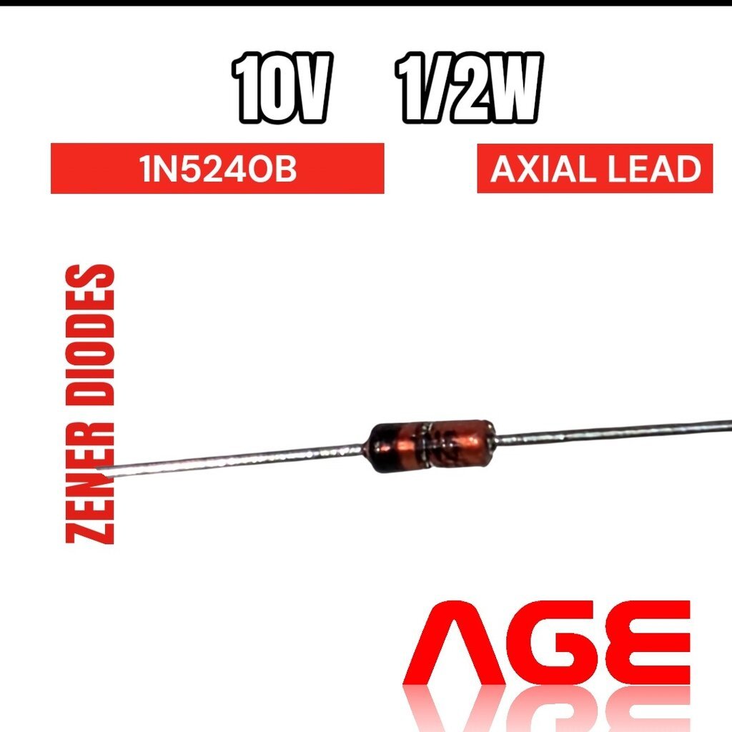 Zener Diode 10V 1/2W #1N5240B