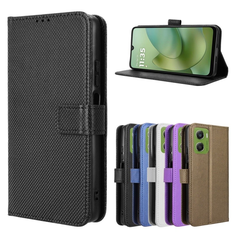 Flip Case สําหรับ Motorola G06 กระเป๋าสตางค์แม่เหล็กหรูหราหนังสําหรับ Motorola Moto G06 กระเป๋าโทรศั