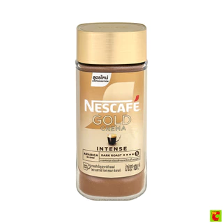 เนสกาแฟ โกลด์ กาแฟสำเร็จรูปผสมกาแฟคั่วบดละเอียด สูตรเครมา แบบขวด 100 ก.