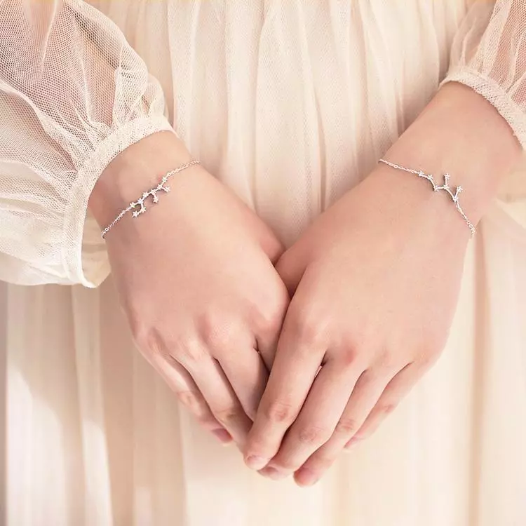 12 Zodiac Bracelet สร้อยข้อมือเงินแท้ S925 [MERCELO]