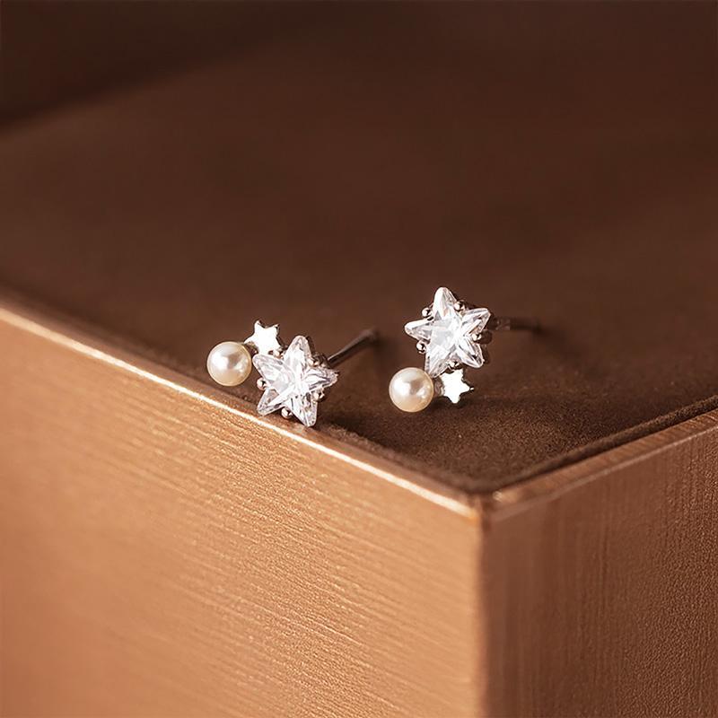 Twilight Dreams Earrings ต่างหูเงินแท้ S925 [MERCELO]