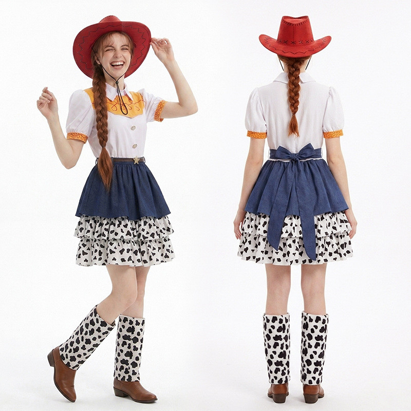 Halloween Toy Story Woody Reese คอสเพลย์ Toy Story Reese ผู้ใหญ่ Stage Play เครื่องแต่งกาย