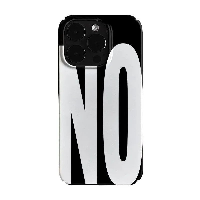 เคสโทรศัพท์กราฟฟิตีสร้างสรรค์ภาษาอังกฤษไม่มีเหมาะสําหรับiPhone 17 16 15 promax 14pro 14promax 14 13 12 11 pro max xr 16pro 17pro Shock-Resistantป้องกันกรณี