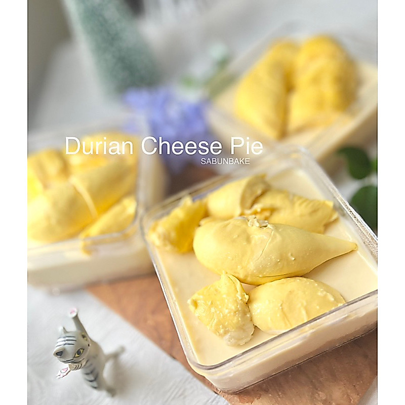 Durian Cheese Pie ทุเรียนชีสพาย (ตจว.ส่งทุกพุธ , กทม.-ปริมณฑลส่งทุกพุธ ศุกร์ และ เสาร์ เลือกวันได้)