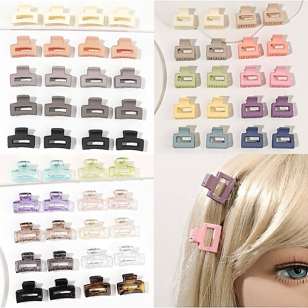 พร้อมส่ง💗กิ๊บจิ๋วตัวเล็ก สีสันสดใสน่ารักมีหลากหลายสีให้เลือก ราคาต่อชิ้น MC87-MC89