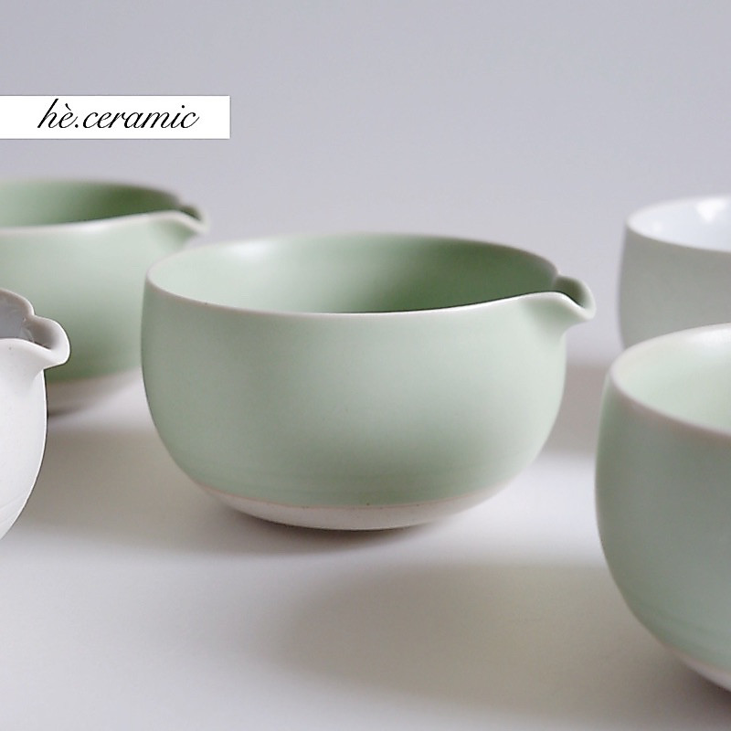 SUMMER.CERAMIC / ชาม Chawan พร้อมปากเท ชามมัทฉะ Chawan ขาตั้ง Chasen