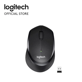 【Free Gift · While Stocks Last】Logitech M331 Silent Plus Wireless Mouse, 2.4 GHz with USB Nano Receiver, 1000 DPI Optical Tracking, 3 Buttons, 24 Month