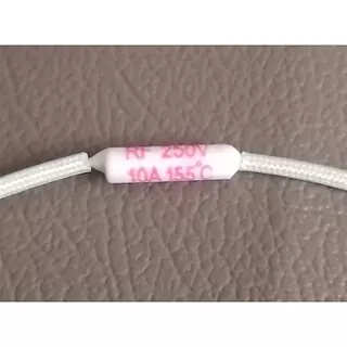 RF Fuse Ceramic 130°C155°C,165°C,172°C ,192°C,200°C ,216°C10A Lenght 9 cm.