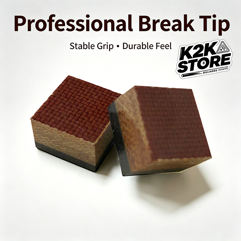 K2K STORE Professional Phhenolic Break Cue Tip, Hard Multi-Layer Break Tip สําหรับ Predator BK2 BK3 