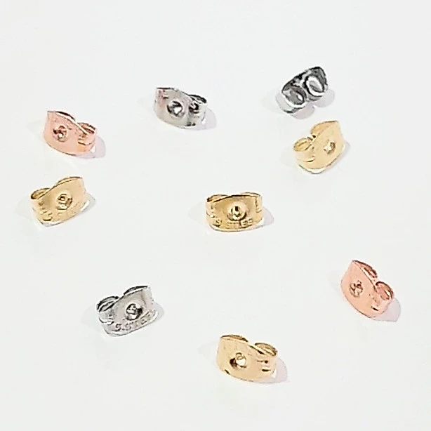 earika.earrings - แป้นทับสแตนเลสทรงผีเสื้อ 20 ชิ้น (stainless steel) สแตนเลสเกรดการแพทย์ ใส่อาบน้ำได้ ผิวแพ้ง่ายใส่ได้
