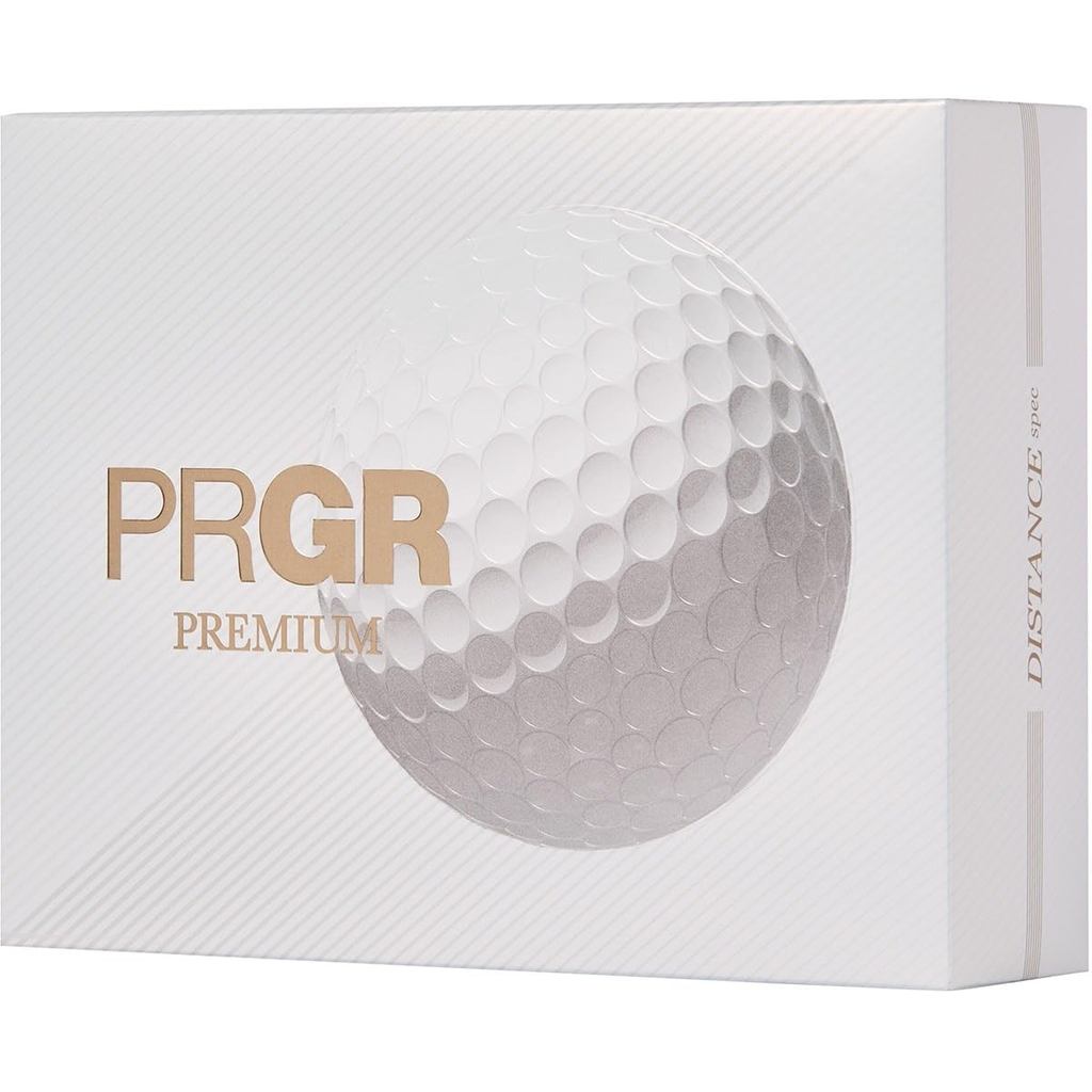 ลูกกอล์ฟ PRGR Premium สีขาว (รุ่น 2024) | PRGR Premium Golf Balls, White, 2024 Model