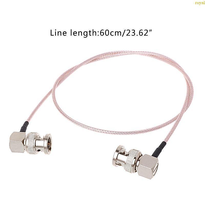 (ส่วนลดสูง)oyalking.th สําหรับ SDI Video Connector Cable RG179 BNC Male To BNC ปลั๊กมุมขวาสําหรับ BMCC