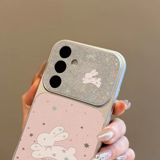Cute Bunny เคส For Samsung A07 A17 A27 A37 A57 S26 A56 A36 A06 A16 A35 A55 A15 เคสโทรศัพท์หนังแกะ เคสโทรศัพท์ เคสมือถือ