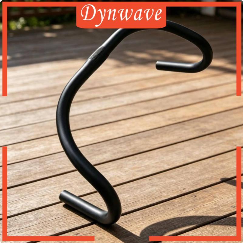 [Dynwave] Aerodynamic อลูมิเนียม Bullhorn แฮนด์จักรยาน Mtb Handle Bar การออกแบบแบบบูรณาการสําหรับจักรยาน Fixie และ City