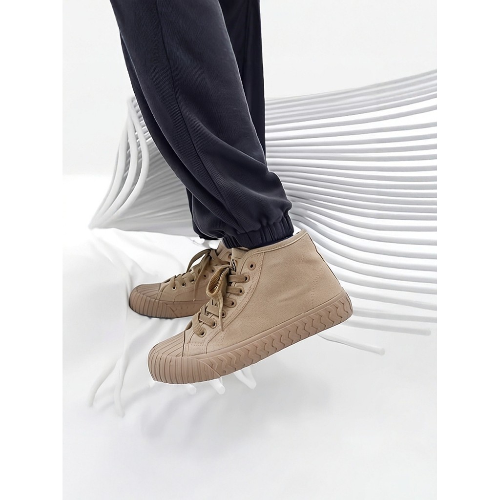Human-Top ขนแกะ-ขนแกะรองเท้าผ้าใบอบอุ่นผู้หญิงสบายๆรอบ Toe Lace-Up รองเท้าหนา Soled All-Ma