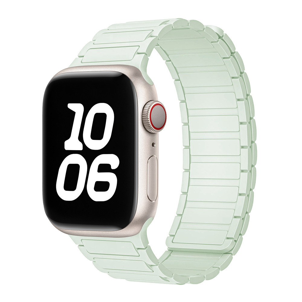 เหมาะสําหรับ Apple Watch AppleWatch Magnetic Loop Strap ซิลิโคน Magnetic S110iwatch46mm Strap