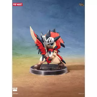 POP MART Monster Hunter Palico ซีรีส์ ฟิกเกอร์ กล่องสุ่ม น่ารัก ของสะสม ของแต่งโต๊ะ ของขวัญสำหรับแฟนๆ
