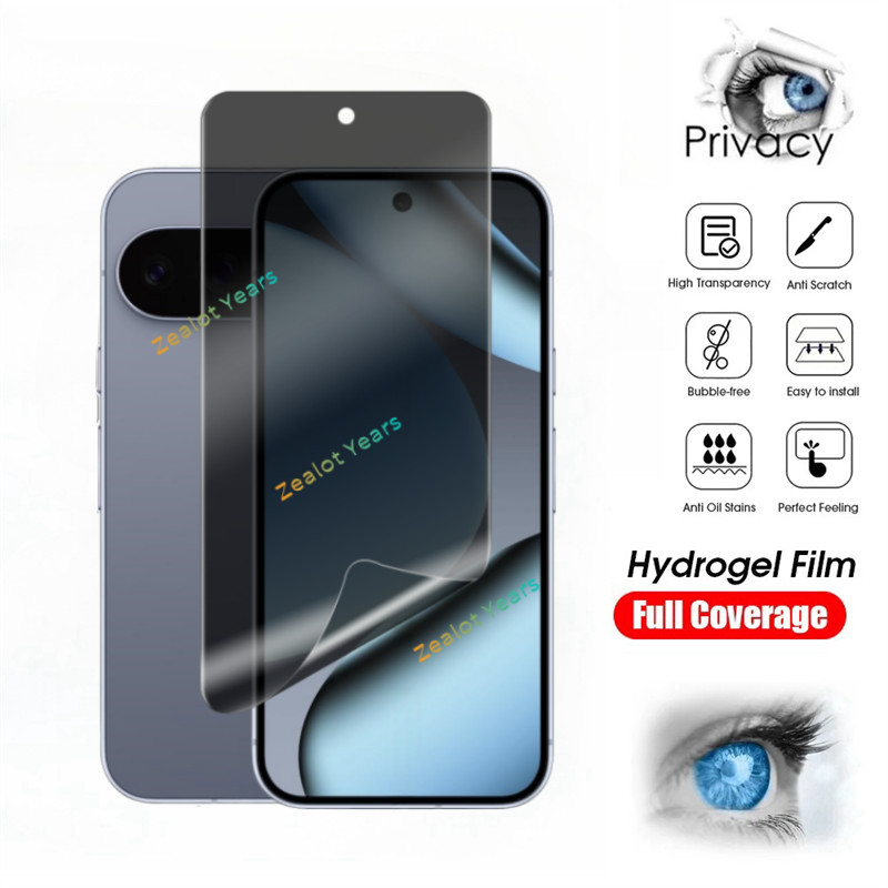 ป้องกันหน้าจอสําหรับ Google Pixel 10 9 8 7 6 Pro XL 7a 6a 10Pro 9Pro Privacy Hydrogel Film Soft Film