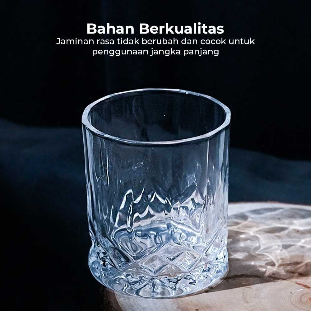 SHFRSTR Old Fashion Rock Glass แก้วค็อกเทล Whisky 300ml - YJ104