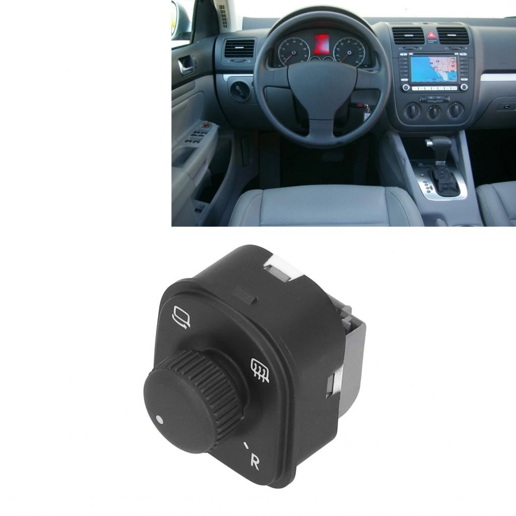 Ilike-ph กระจกมองหลังปรับสวิทช์ควบคุม 1K0 959 565 KLJ 5K0 สําหรับ MK5 MK6 2006 2013 SwitchRear