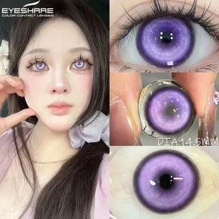 [จัดส่งจากประเทศไทย] EYESHARE 1 คู่สีฟ้าคอนแทคเลนส์น่ารักตาคอนแทคเลนส์ความงามฮาโลวีนคอสเพลย์แต่งหน้า Eye 14.5 มม.