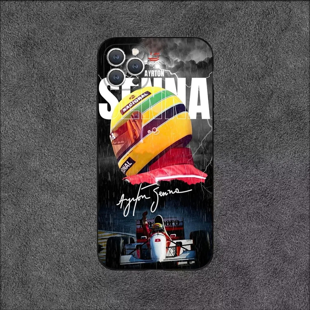 TP-2 F1 Driver A-Ayrton S-Senna เคสโทรศัพท์สําหรับ iPhone 16, 17,15,14,13,12,11,Plus,Pro Max,XS,X,XR