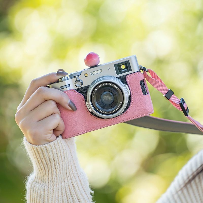 Fuji x100vi Handle Protective Case Micro SLR xs10 กระเป๋ากล้อง xt50 เคสหนัง xt30 ฐาน xe4 อุปกรณ์เสริ