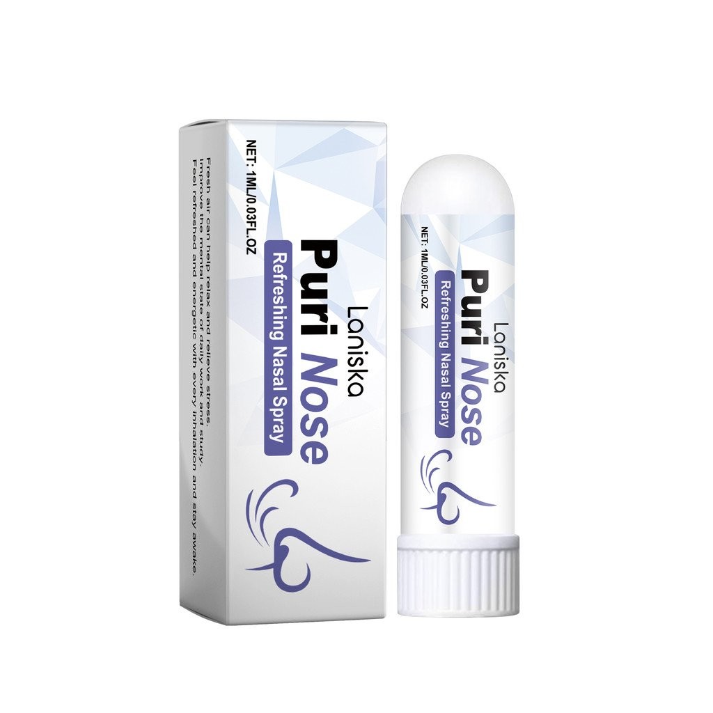 Laniska จมูก Inhaler ทําความสะอาดทุกวันบรรเทาจมูกคัน Discomfort Fresh Vitality Care Nasal Inhaler