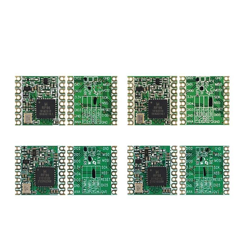 RFM95W RFM96W RFM98W LoRa โมดูลรับส่งสัญญาณไร้สายระยะไกล
