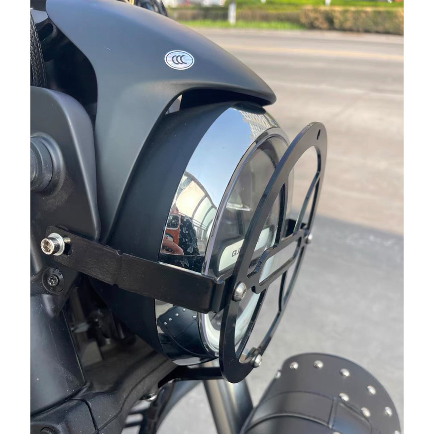 เหมาะสําหรับ Qianjiang qj แฟลช 300s ไฟหน้า Netshade QJ แฟลช 500S ดัดแปลงไฟหน้า Netshade ป้องกันโคมไฟ