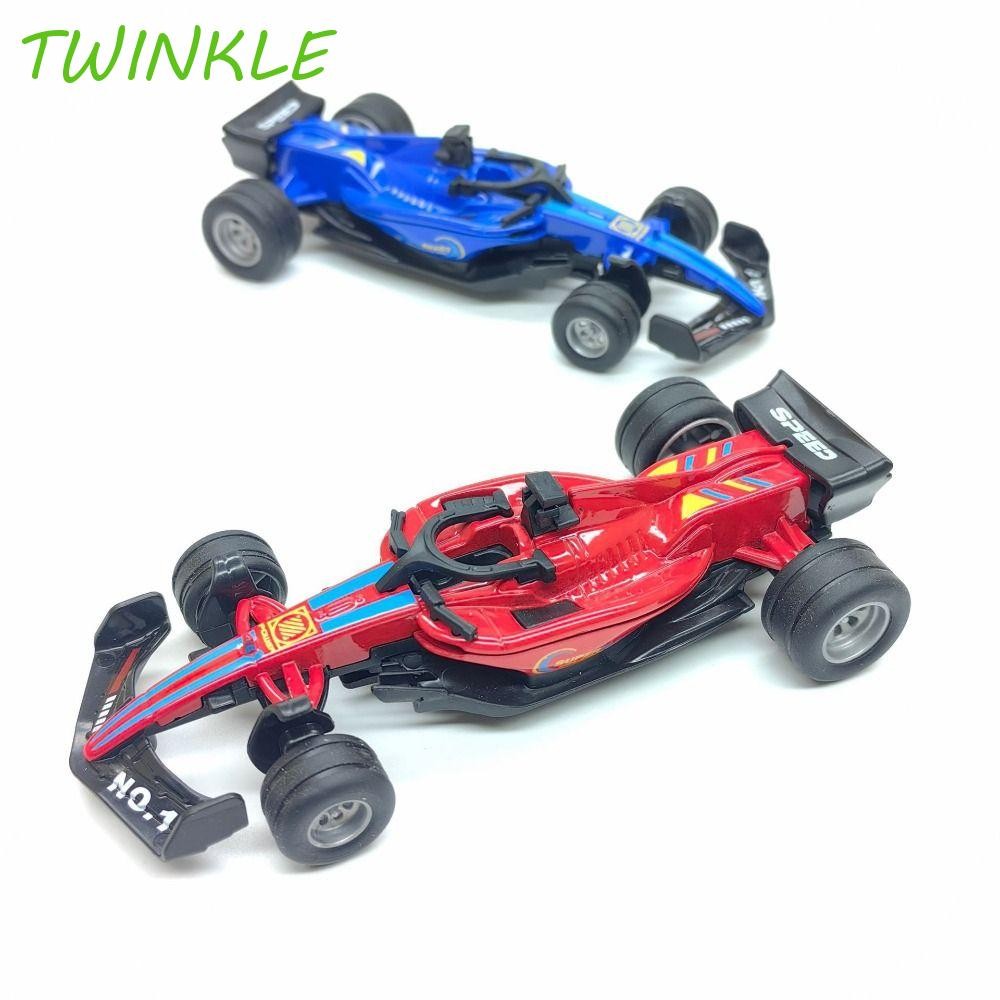 TWINKLE1 F1 Race Car Model Toy, Pull Back Drift F1 Race Car Toys, Simulation Car Model Slick Rubber 